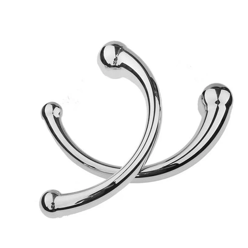 Anal Hooks Ended Elegant Steel Anal 5858 Stainless Hook Double 0902
